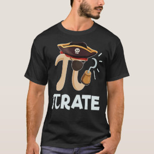 Camiseta Pi Rate Pi Day Mathematista Math Geek Pirate