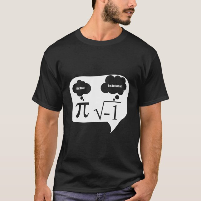 Camiseta Pi Rational Nerd Nerdy Geek Computer Science Physi (Anverso)