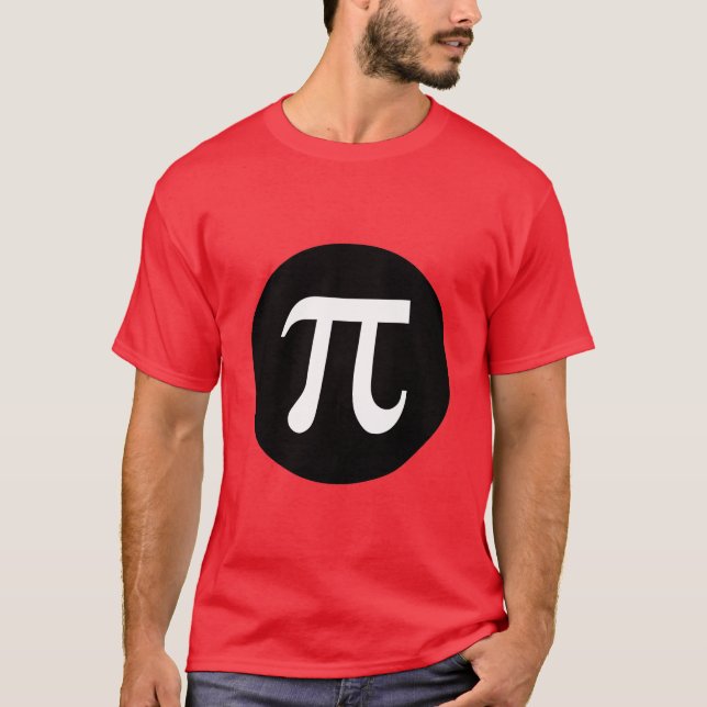 Camiseta Pi y círculo (Anverso)