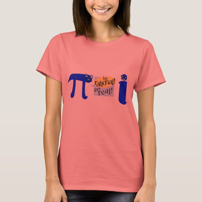 Camiseta Pi y número imaginario abajo (Anverso)