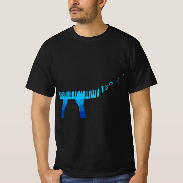 Camiseta Pianist Keyboards Piano Classical Music Piano  (Anverso)