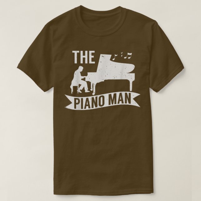 Camiseta Pianist Music Lover The Piano Man 4520  (Diseño del anverso)