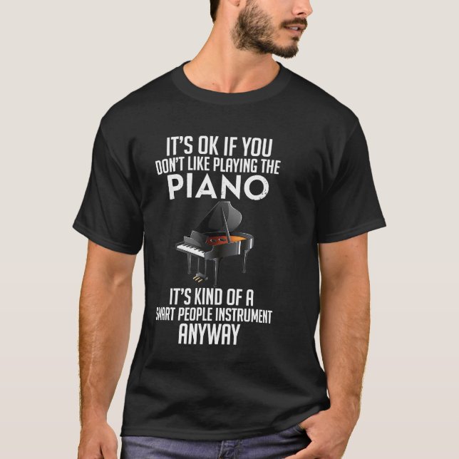 Camiseta Pianist Piano Lover Player Keyboandre Gift Tee (Anverso)