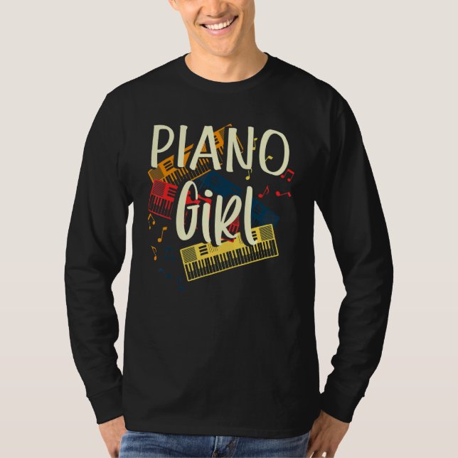 Camiseta Pianista Chica (Anverso)