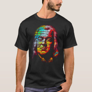 Camiseta Pianista compositor de música pop Johann Sebastian