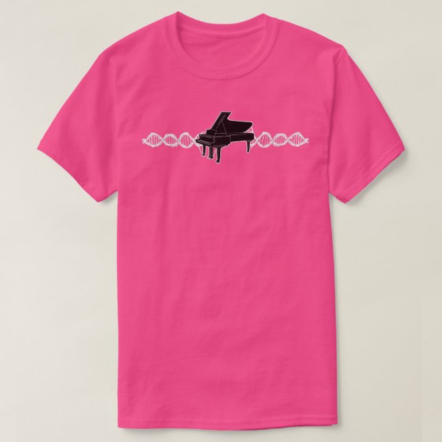Camiseta Pianista de ADN pianista piano clásico (Diseño del anverso)