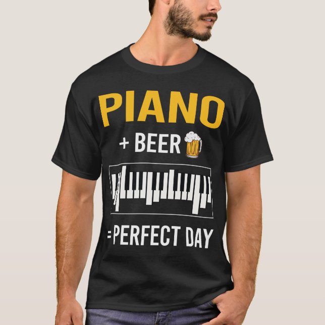 Camiseta Pianista de Beer Day (Anverso)