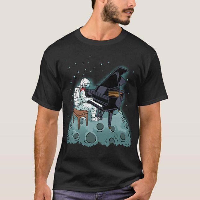Camiseta Pianista de música de piano gigante regalo de pian (Anverso)
