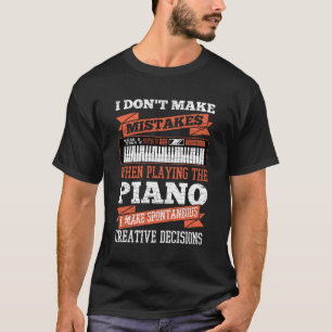 Camiseta Pianista de teclado