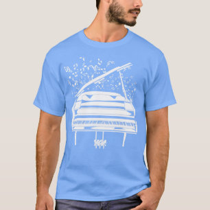 Camiseta Pianista del músico Treble Clef