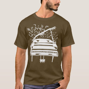 Camiseta Pianista del músico Treble Clef