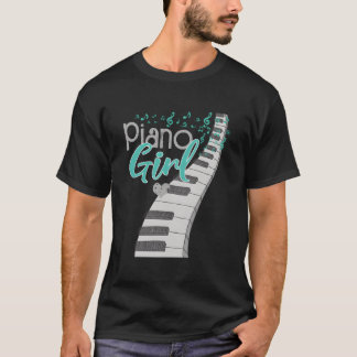Camiseta Pianista Intérprete de Piano Música de Piano
