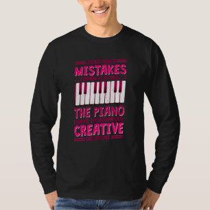 Camiseta Pianista No Cometo Errores Al Tocar El Piano