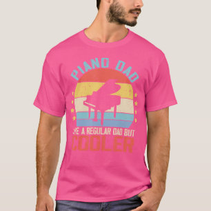 Camiseta Pianista Papá de Piano Como un Papá Regular Divert