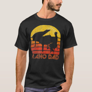Camiseta Pianista retro vintage papá pianista gracioso