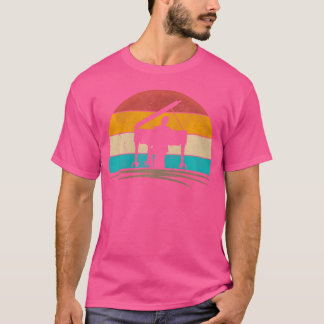 Camiseta Pianista Vintage Retro Años 70 Tocador de Piano An
