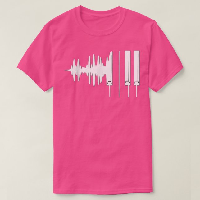 Camiseta Pianistas musicales (Diseño del anverso)