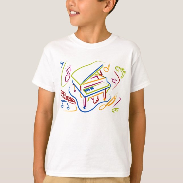 CAMISETA PIANO (Anverso)
