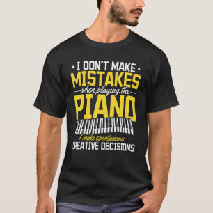 Camiseta Piano 2, músico de música pianista de teclado