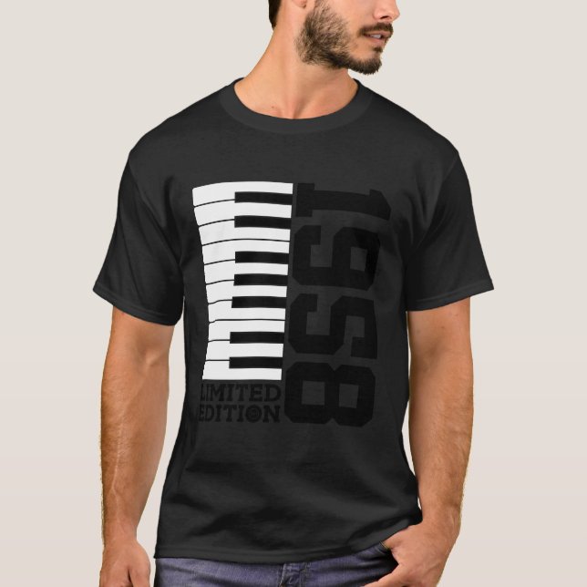 Camiseta Piano 65.º Piano 1958 (Anverso)