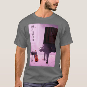 Camiseta Piano amampa Violin una historia de amor Tu mentir