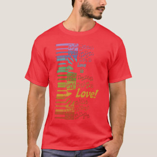 Camiseta Piano Amor Es Amor amigos