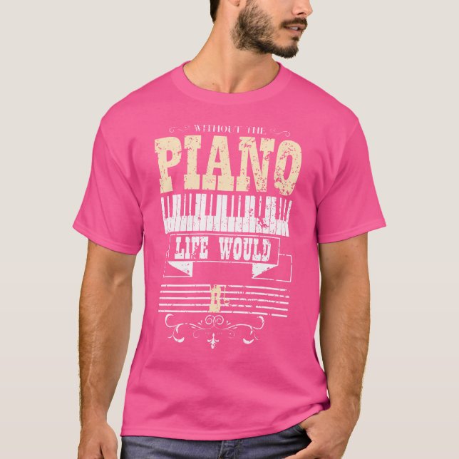 Camiseta Piano Antiguo (Anverso)