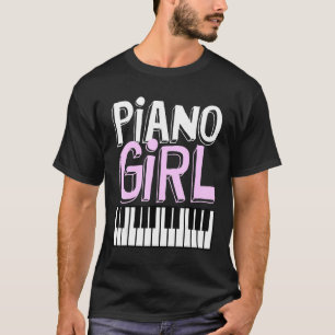 Camiseta Piano Chica Músico pianista tecnólogo
