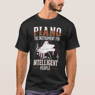 Camiseta Piano Chica Pianista Pianista Jugador