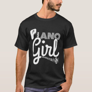 Camiseta Piano Chica regalo Piano Jugador Pianista Piano Mú
