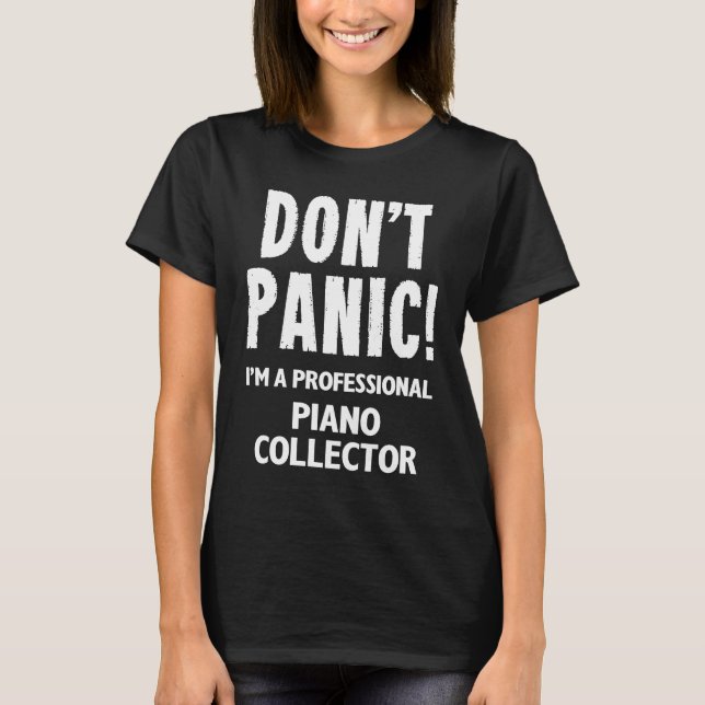 Camiseta Piano Collector (Anverso)