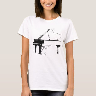 Camiseta Piano de boceto
