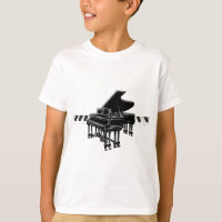 Piano de cola y teclado