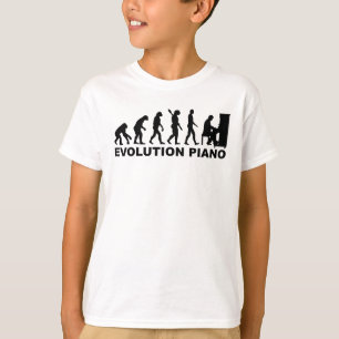 Camiseta Piano de la evolución
