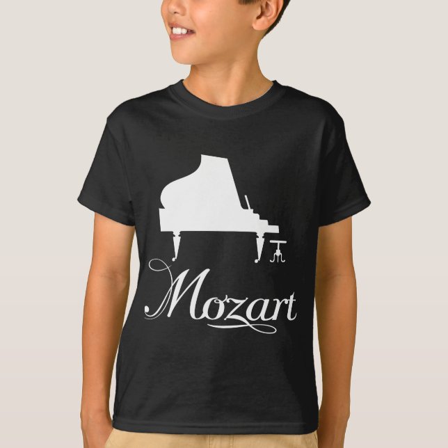 Camiseta Piano de Mozart (Anverso)