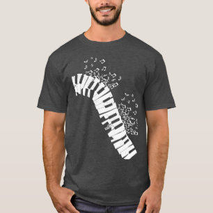 Camiseta Piano de Music Notes