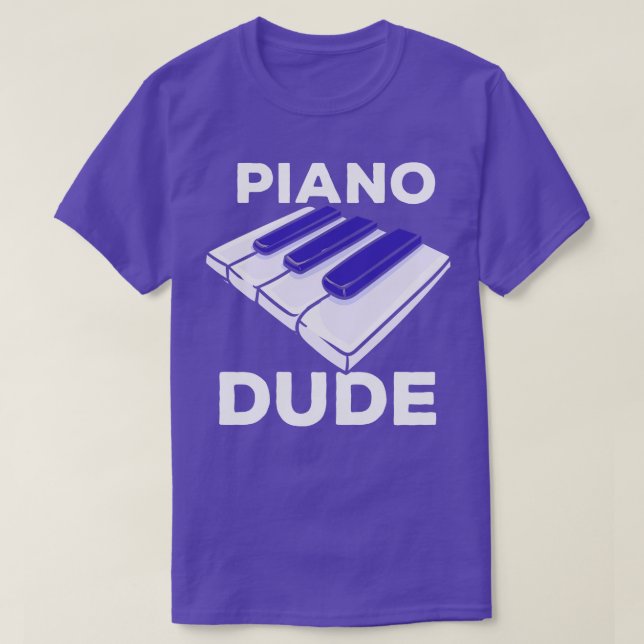 Camiseta Piano Dude (Diseño del anverso)