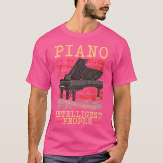 Camiseta Piano El Instrumento De La Inteligencia Música Div