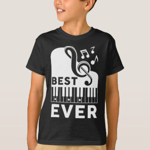 Camiseta Piano, el mejor músico pianista del día del padre