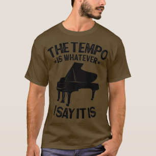 Camiseta PIANO El tempo es lo que digo Es divertido