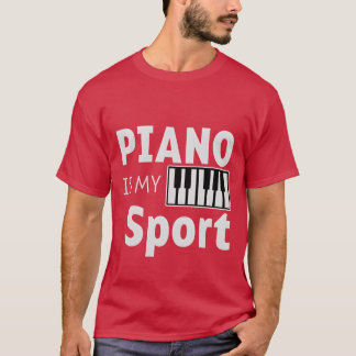 Camiseta Piano Es Mi Deporte amigo