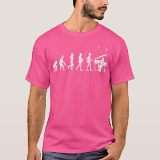 Camiseta Piano Evolución Pianista Músico Jazz Piano