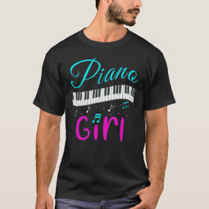 Camiseta Piano Girl Pianist Piano