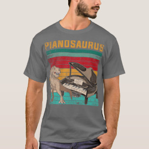 Camiseta Piano Gracioso Pianosaurus Pianist