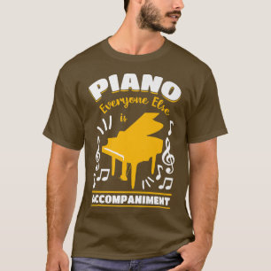 Camiseta Piano Gran Instrumento Orquesta musical Pianista C