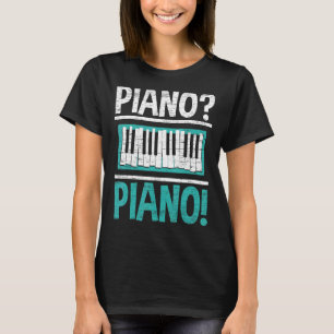 Camiseta Piano Instrumento Musical Intutólogo P