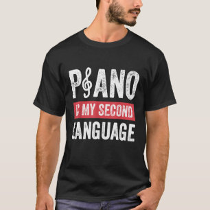Camiseta Piano Jugador Músico Pianista 1