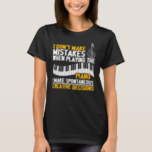 Camiseta Piano Jugador Pianista Instrumento Musical M