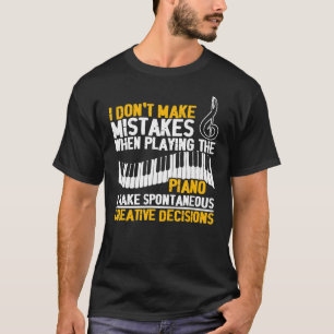 Camiseta Piano Jugador Pianista Instrumento Musical M