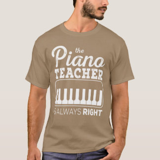Camiseta Piano Jugador Pianista Teclado Regalo de música cl